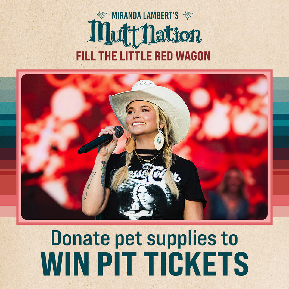 Miranda Lambert’s MuttNation Fill the Little Red Wagon